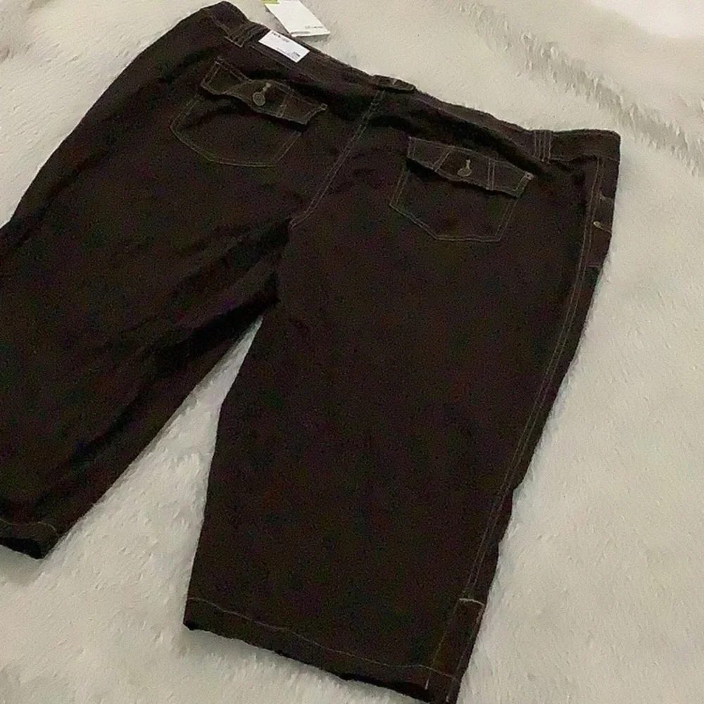 Style and co brown Capri shorts new with tag - Picture 7 of 8